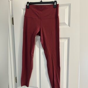 lululemon athletica Red Leggings